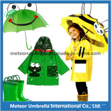 Fantaisie conçue pour animaux Match pour enfants / enfants Rain Umbrella